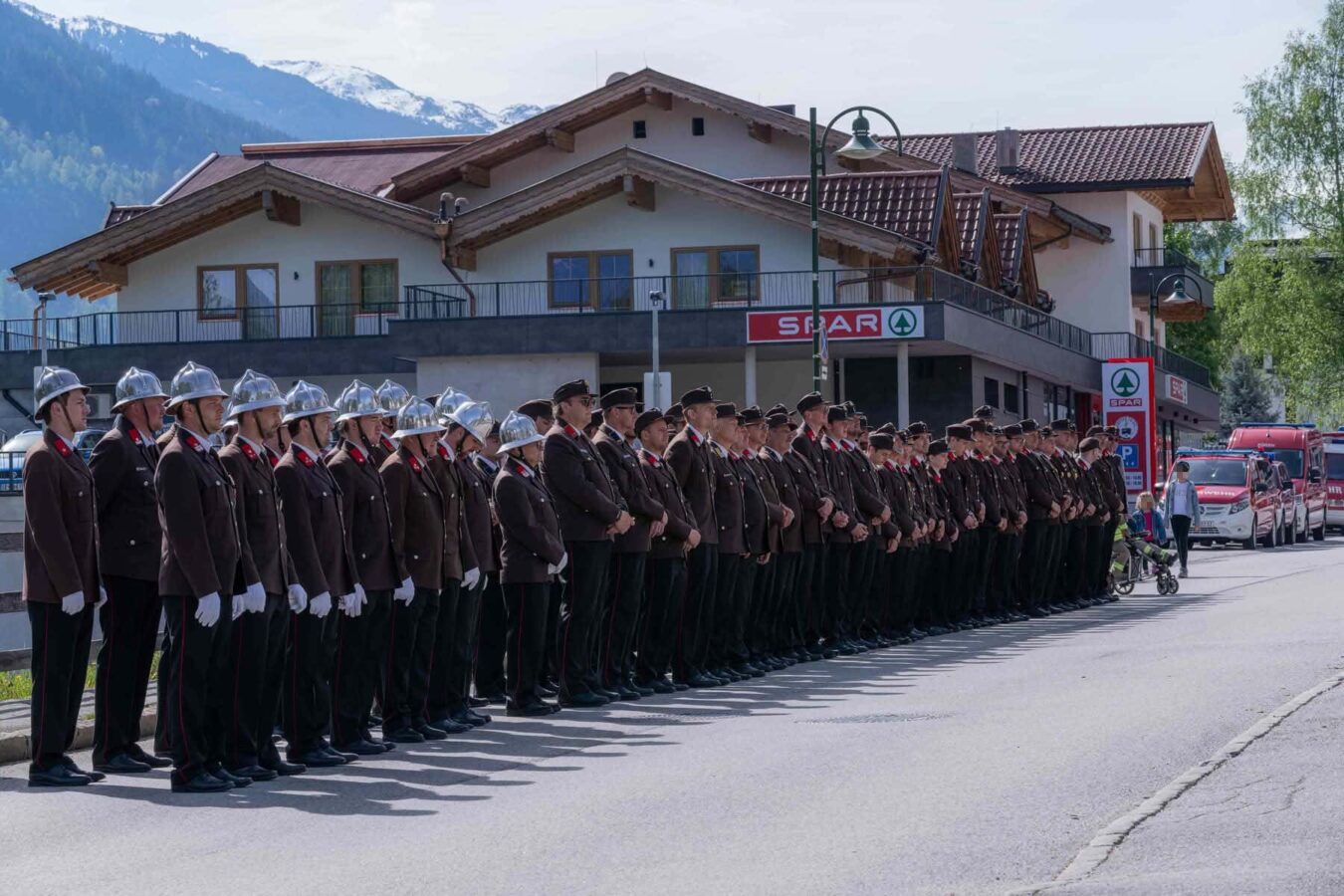 Florianifeier und Fahrzeugsegnung