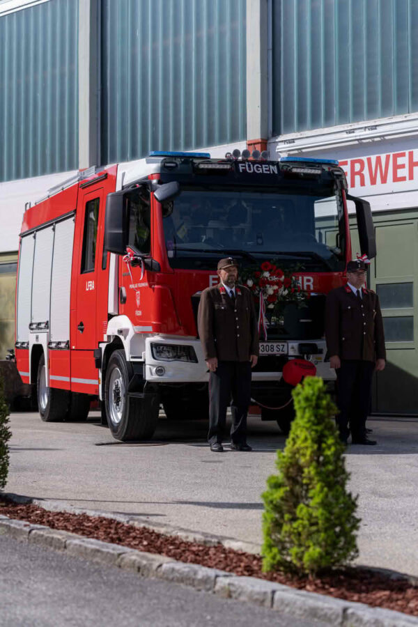 Florianifeier und Fahrzeugsegnung