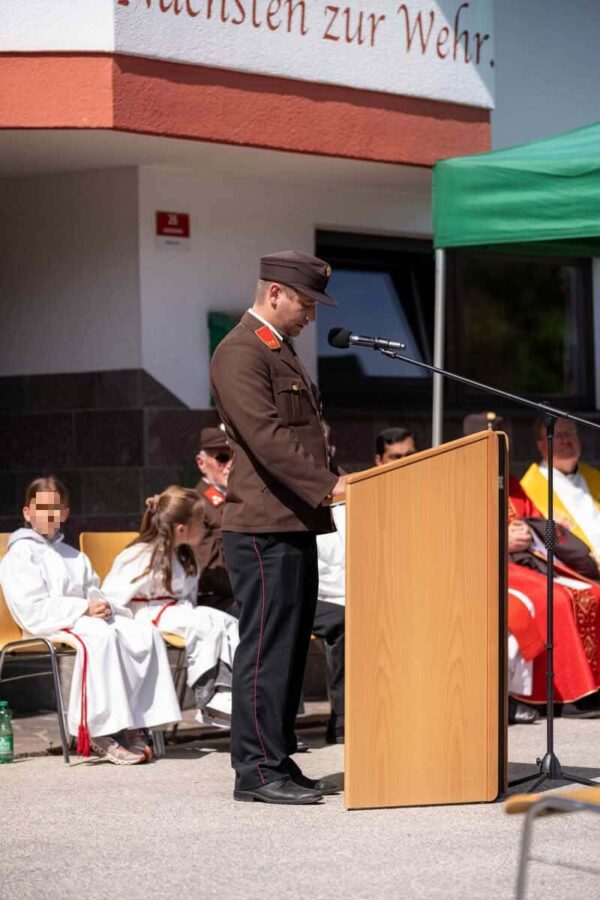 Florianifeier und Fahrzeugsegnung