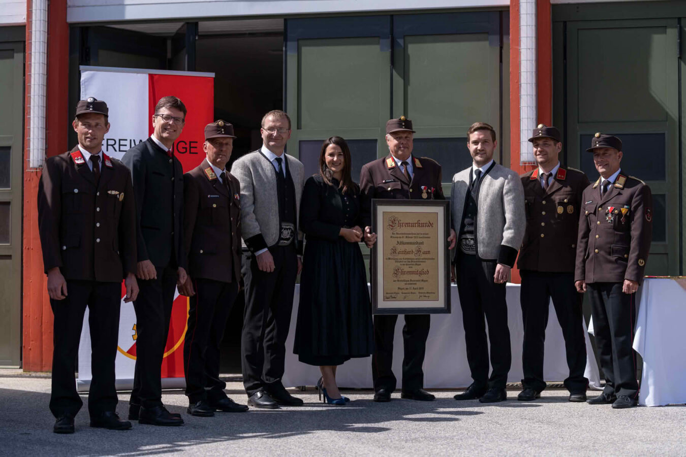 Florianifeier und Fahrzeugsegnung