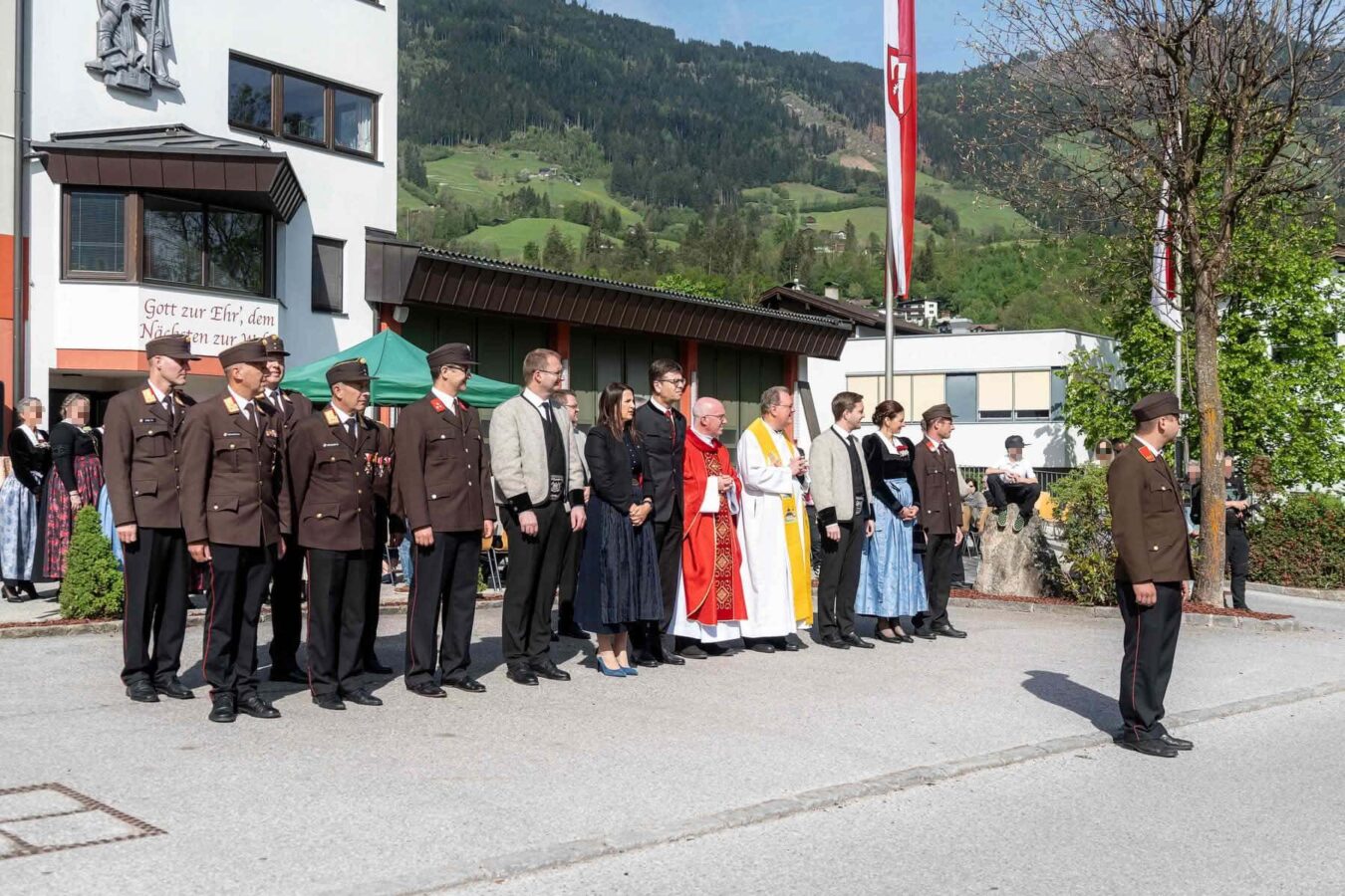 Florianifeier und Fahrzeugsegnung