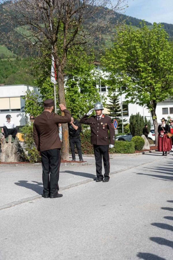 Florianifeier und Fahrzeugsegnung