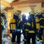 FF Weistrach: Zimmerbrand mit Menschenrettung