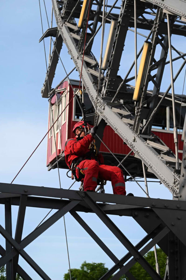 Fortbildung der Höhenrettungsgruppen der österreichischen Berufsfeuerwehren
