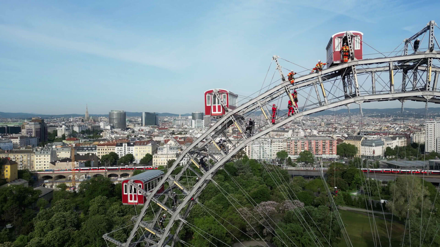 Fortbildung der Höhenrettungsgruppen der österreichischen Berufsfeuerwehren