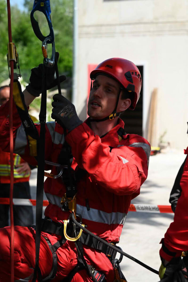 Fortbildung der Höhenrettungsgruppen der österreichischen Berufsfeuerwehren