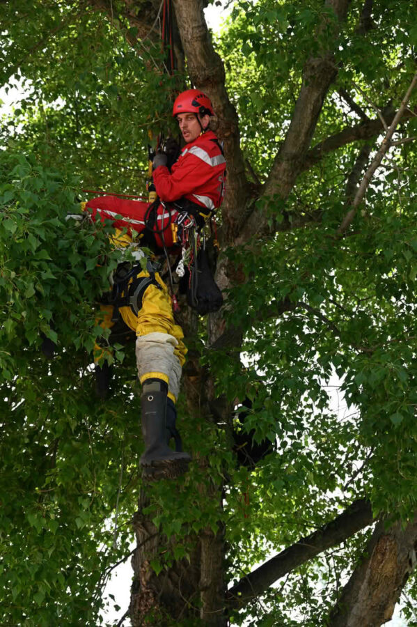 Fortbildung der Höhenrettungsgruppen der österreichischen Berufsfeuerwehren