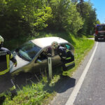 FF Weistrach: Verkehrsunfall nach Wildwechsel