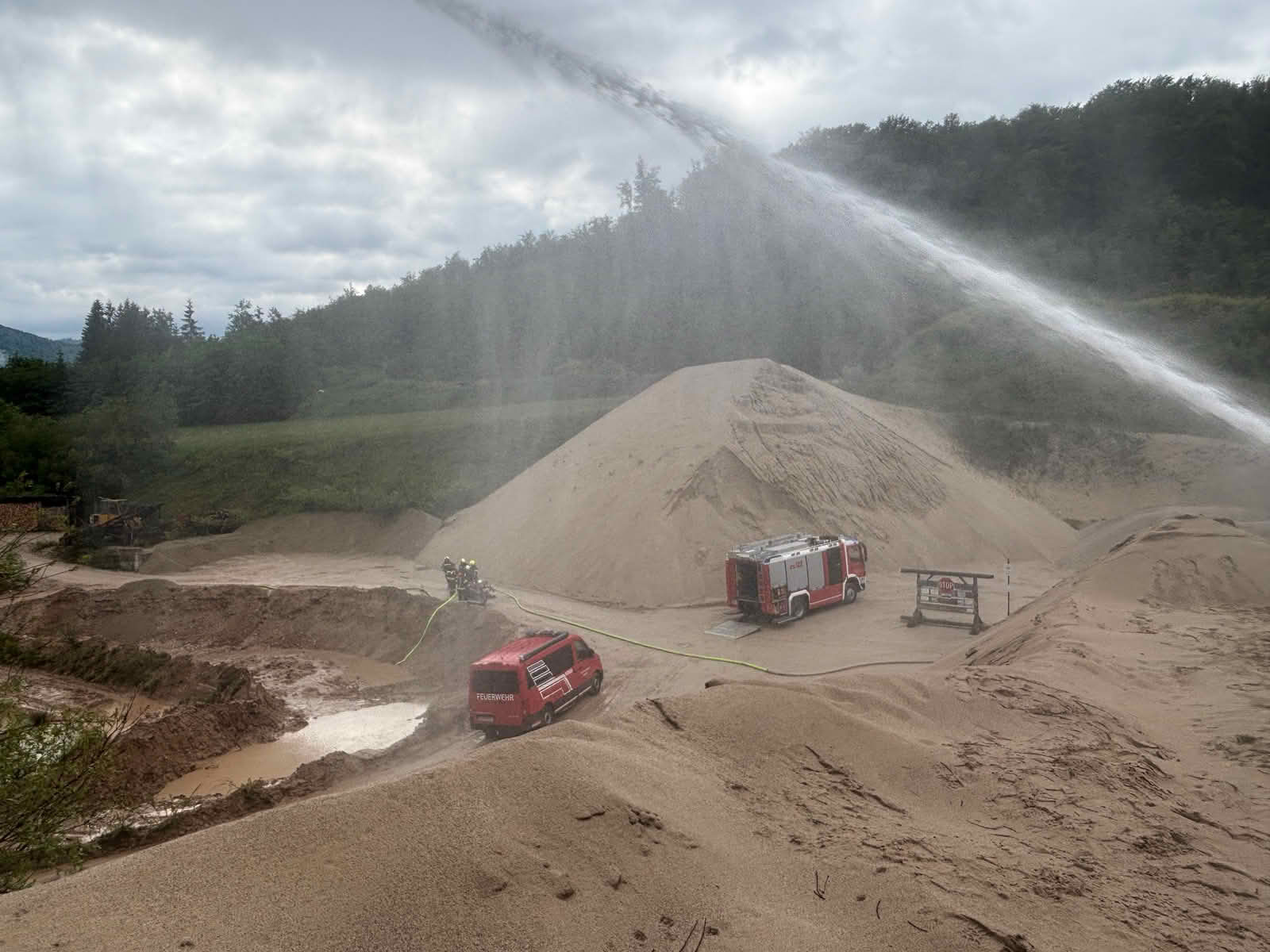 FF Bad Ischl: Ausbildung „Wasserbeförderung über längere Wegstrecken“