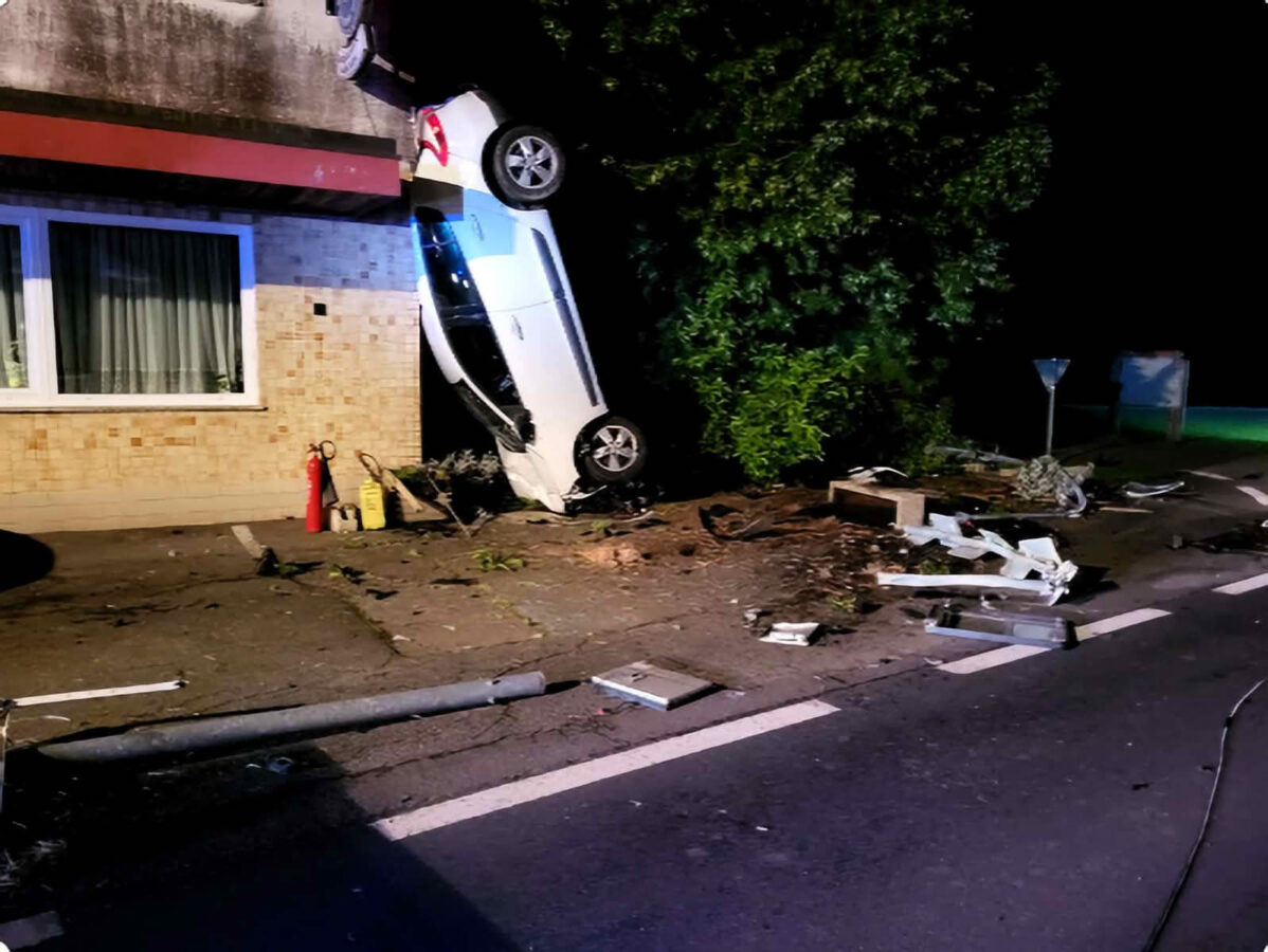 Suchaktion nach Verkehrsunfall