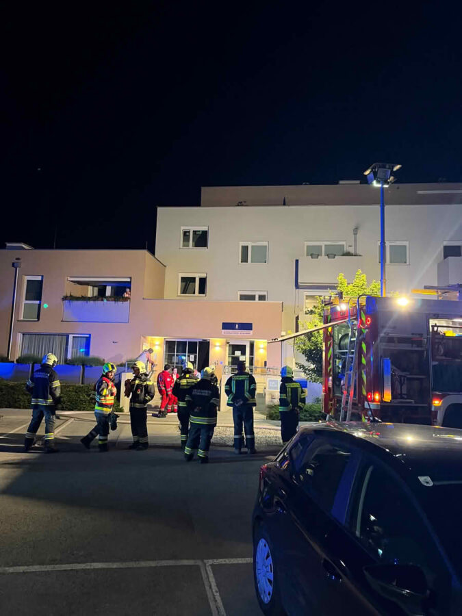 Brand auf einem Balkon