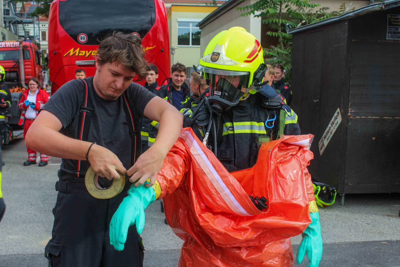 Ammoniakaustritt am Eislaufplatz