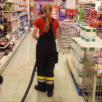 FF Kapfenberg-Diemlach: Einkaufzentrum überflutet