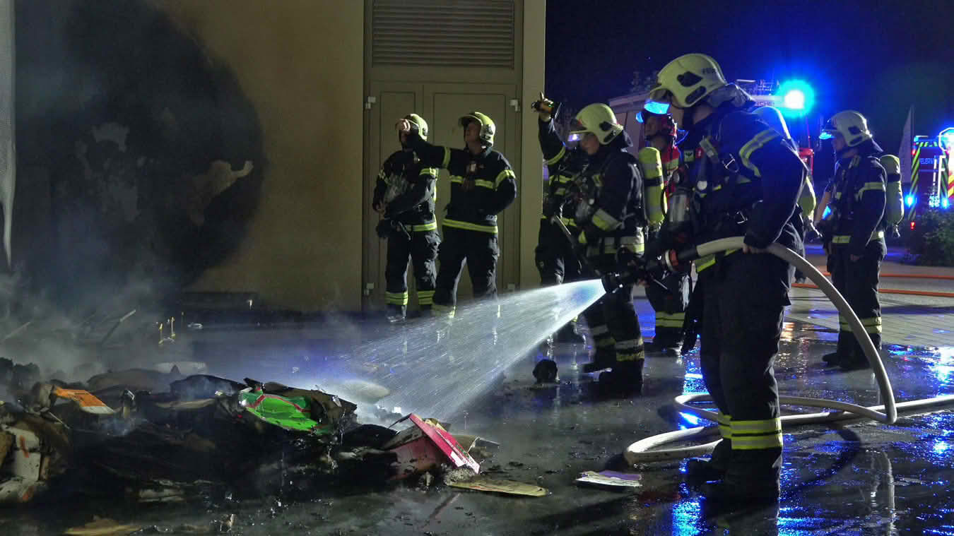 Brand beim ARKADIA Traiskirchen