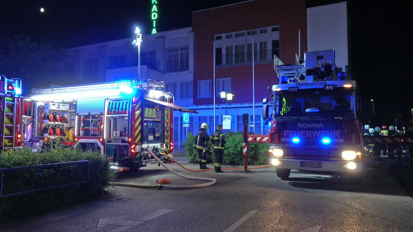 Brand beim ARKADIA Traiskirchen
