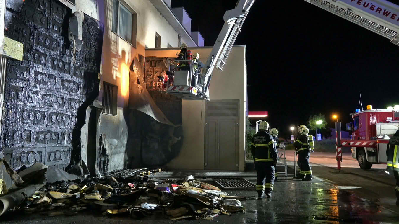 Brand beim ARKADIA Traiskirchen