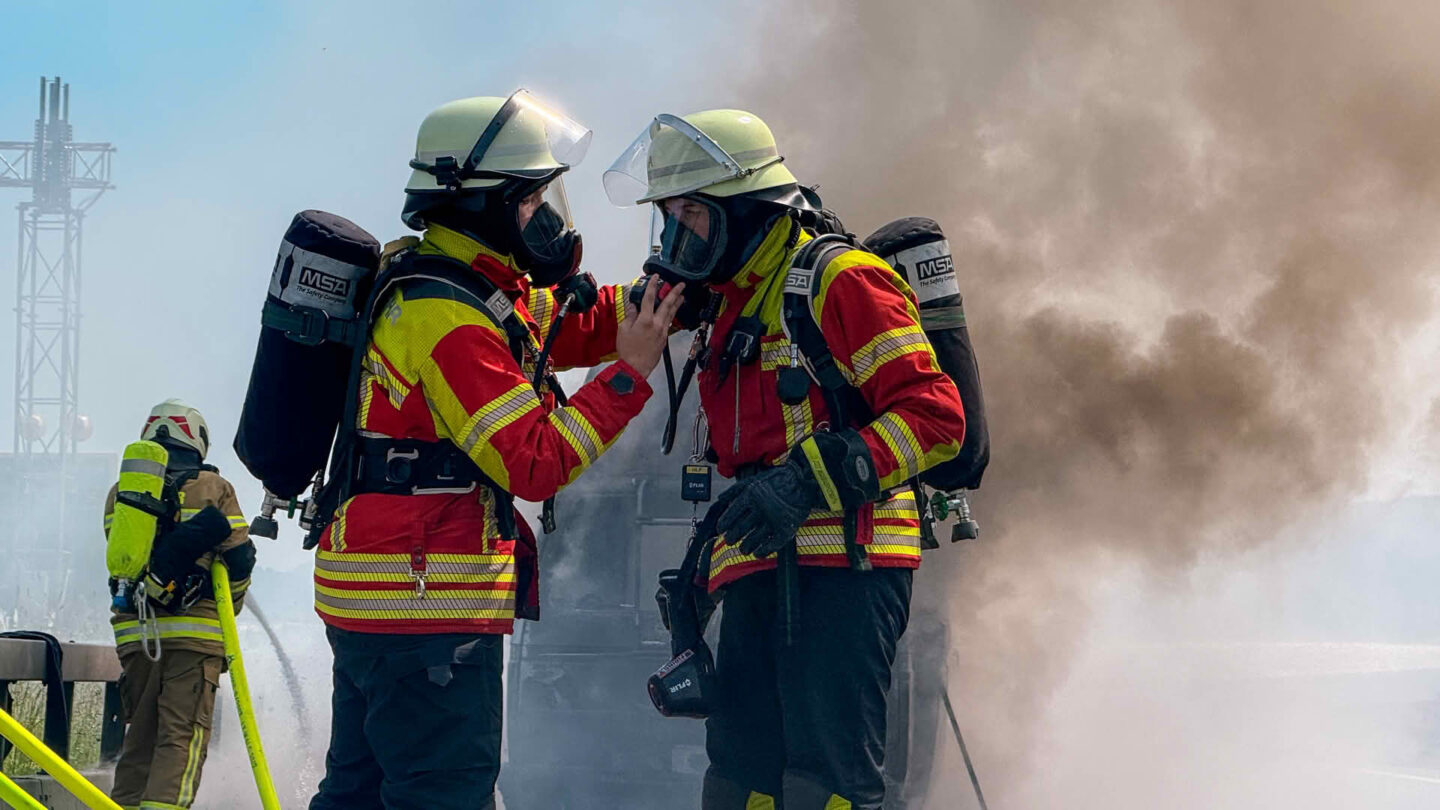 Fahrzeugbrand am Grenzübergang Walserberg