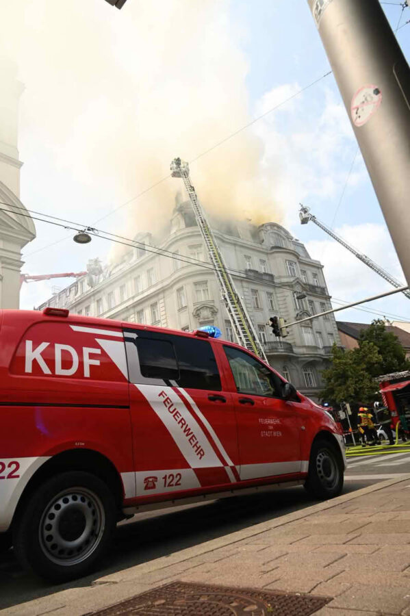 Wohnungs- und Dachbrand im 3. Bezirk
