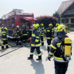 Küchenbrand in Bauernhaus