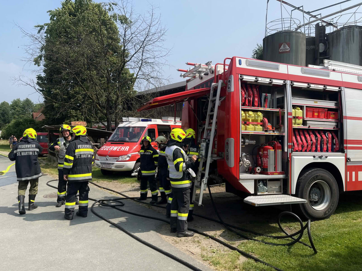 Küchenbrand in Bauernhaus