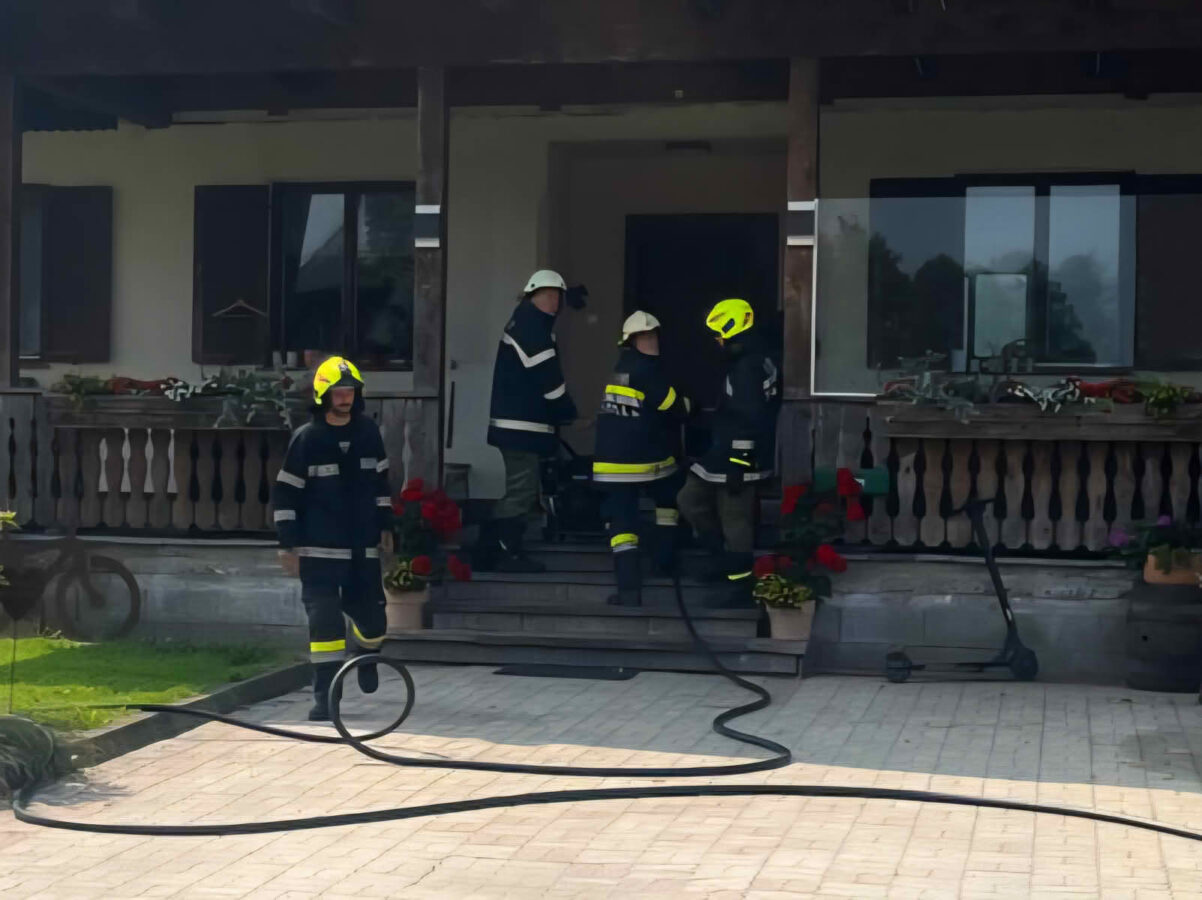 Küchenbrand in Bauernhaus