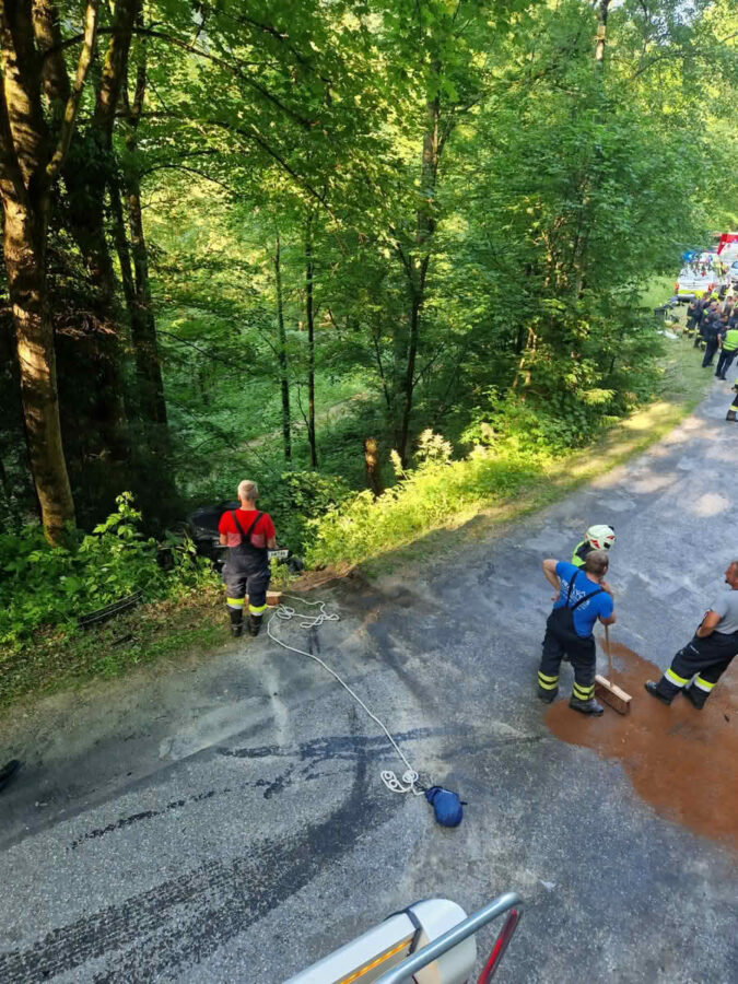 Schwerer Verkehrsunfall in Bad Schwanberg