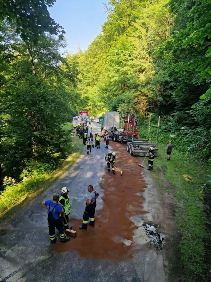 Schwerer Verkehrsunfall in Bad Schwanberg