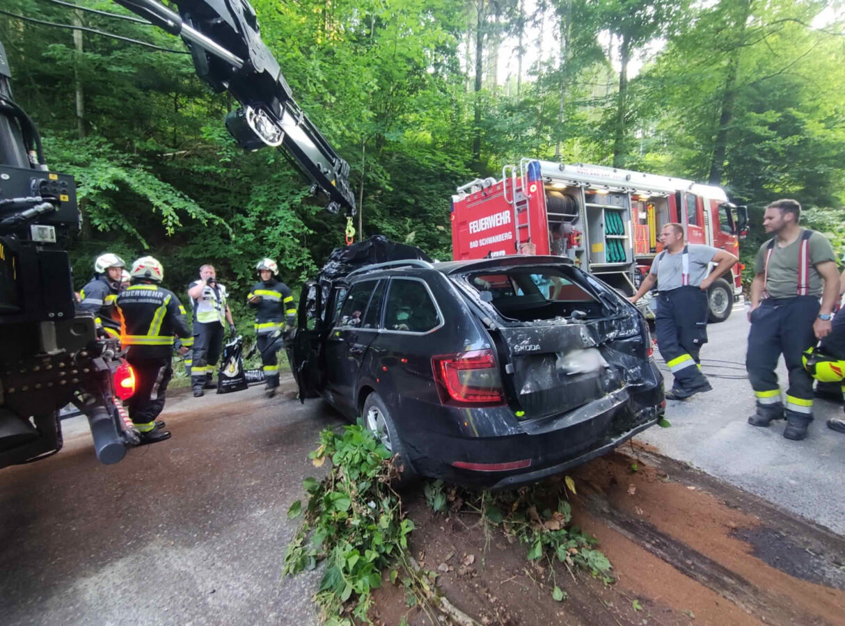 Schwerer Verkehrsunfall in Bad Schwanberg