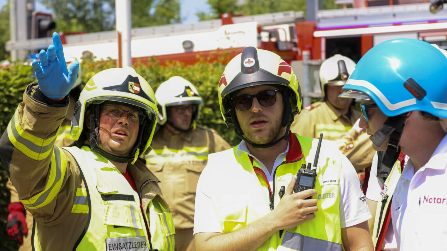Große Einsatzübung des Abschnitt 1 Flachgau
