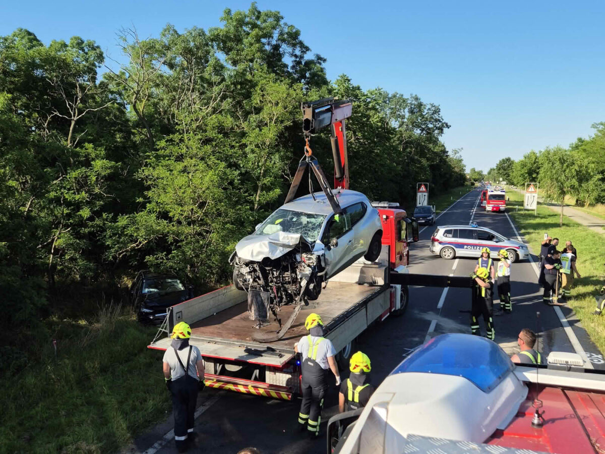 Tödlicher Verkehrsunfall auf der B10 in Neudorf bei Parndorf