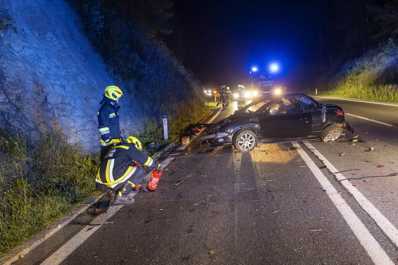 Verkehrsunfall auf der B37 bei Lengenfeld