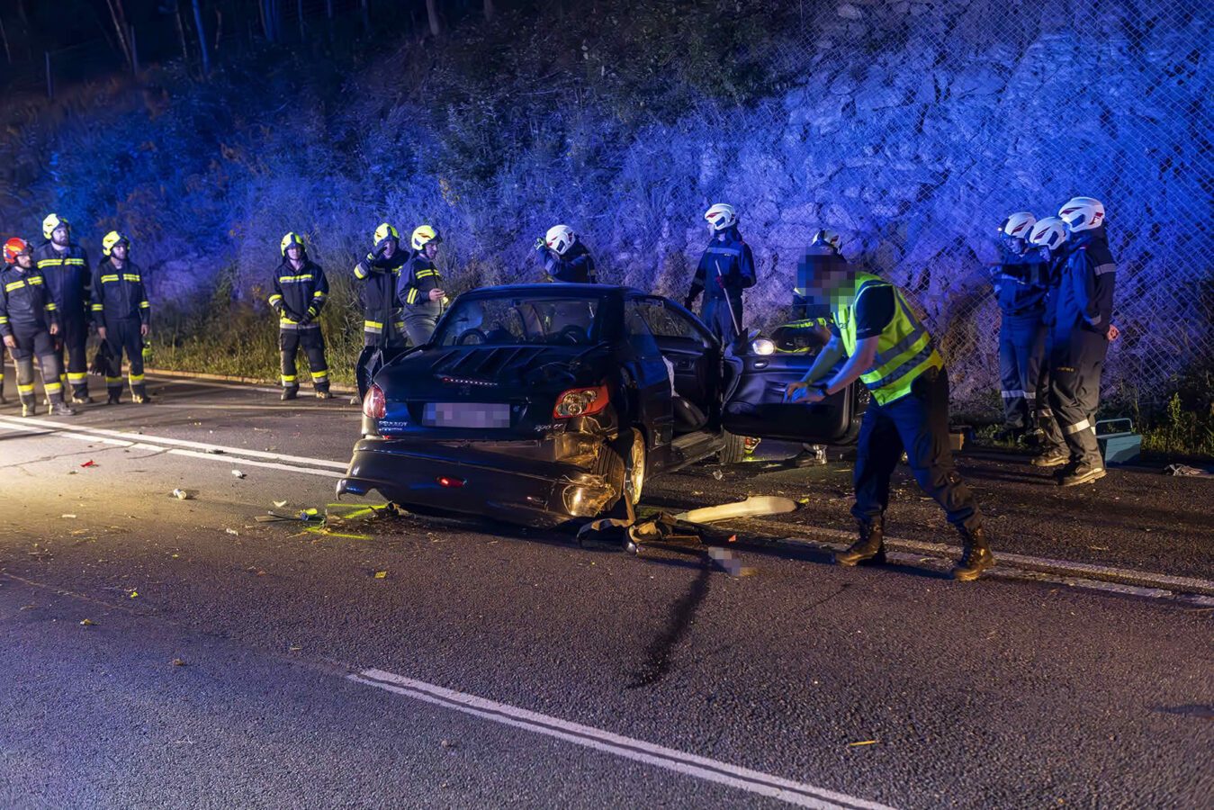 Verkehrsunfall auf der B37 bei Lengenfeld