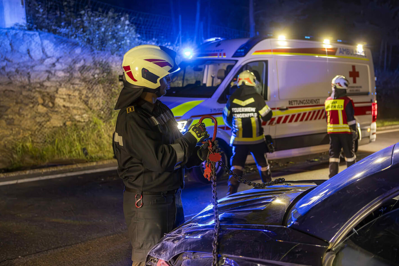 Verkehrsunfall auf der B37 bei Lengenfeld