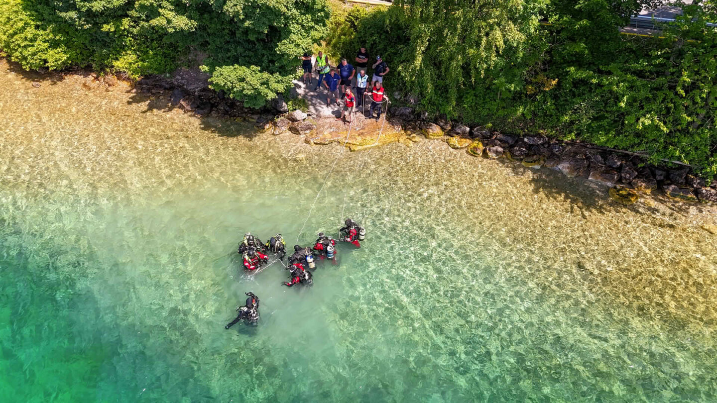 Vermisste Taucherin führt zu Tauchgroßeinsatz