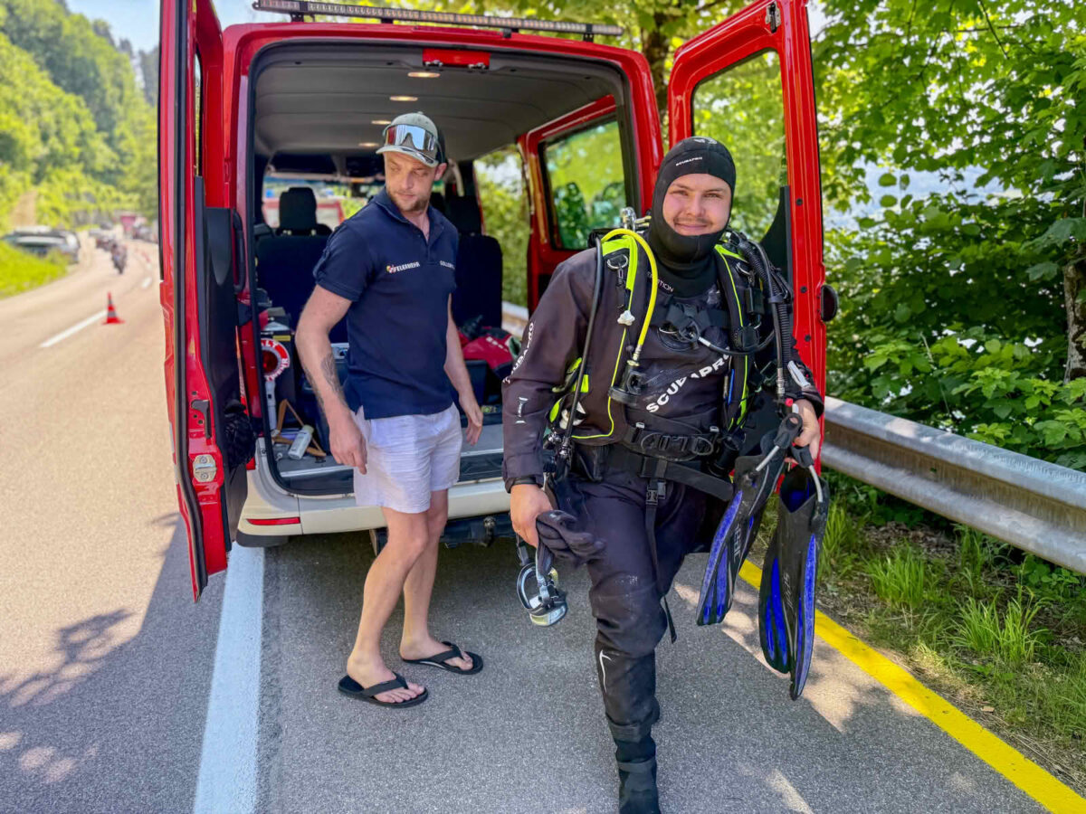 Vermisste Taucherin führt zu Tauchgroßeinsatz