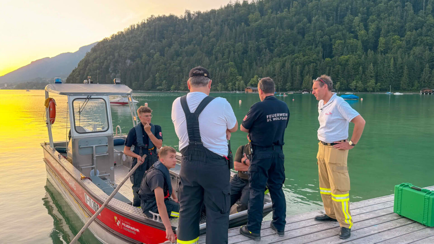 Personenrettung am Wolfgangsee