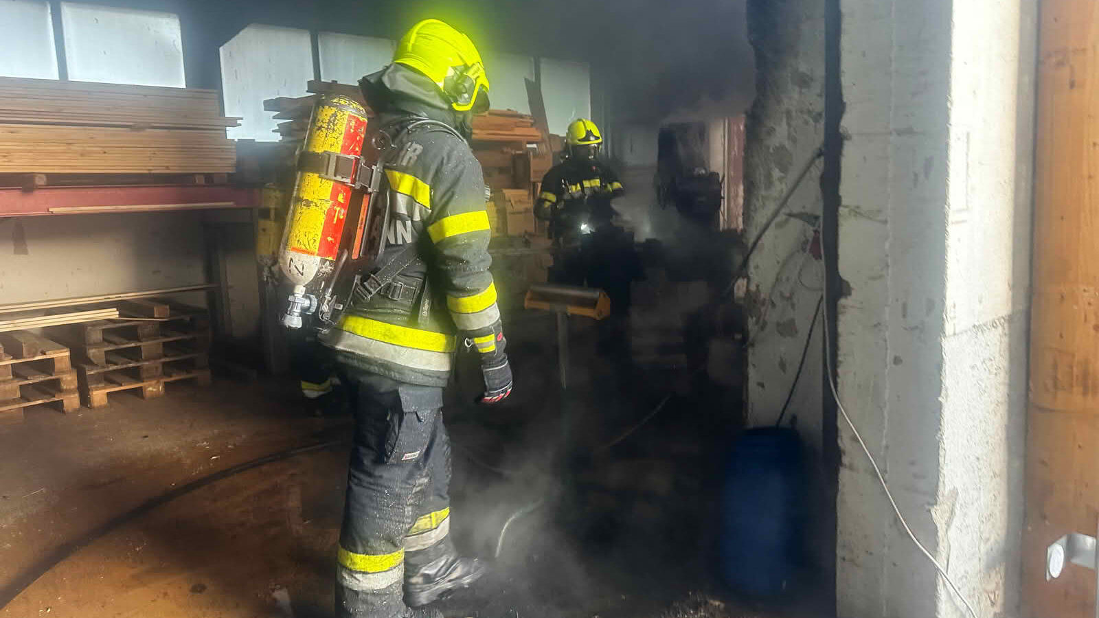 BFV Liezen: Wirtschaftsgebäudebrand in Rottenmann