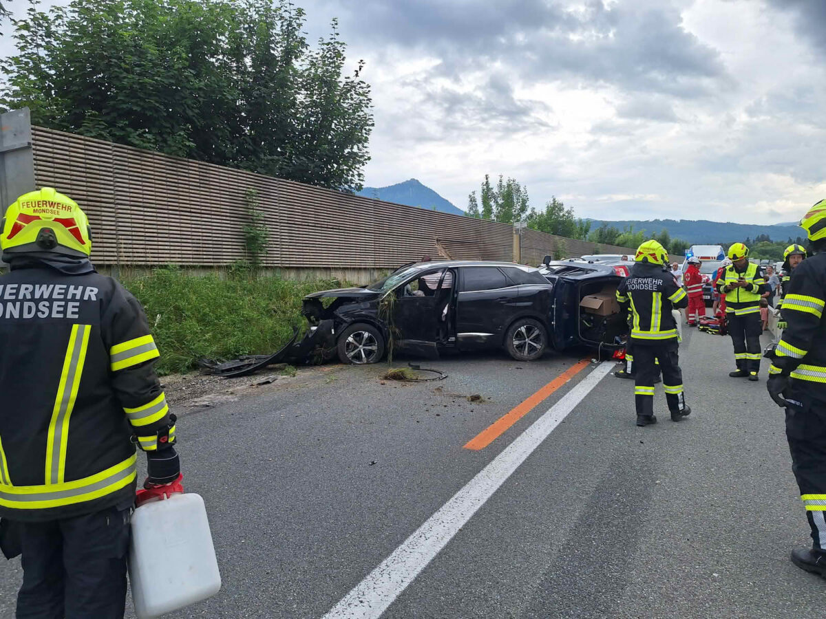 Verkehrsunfall auf der A1