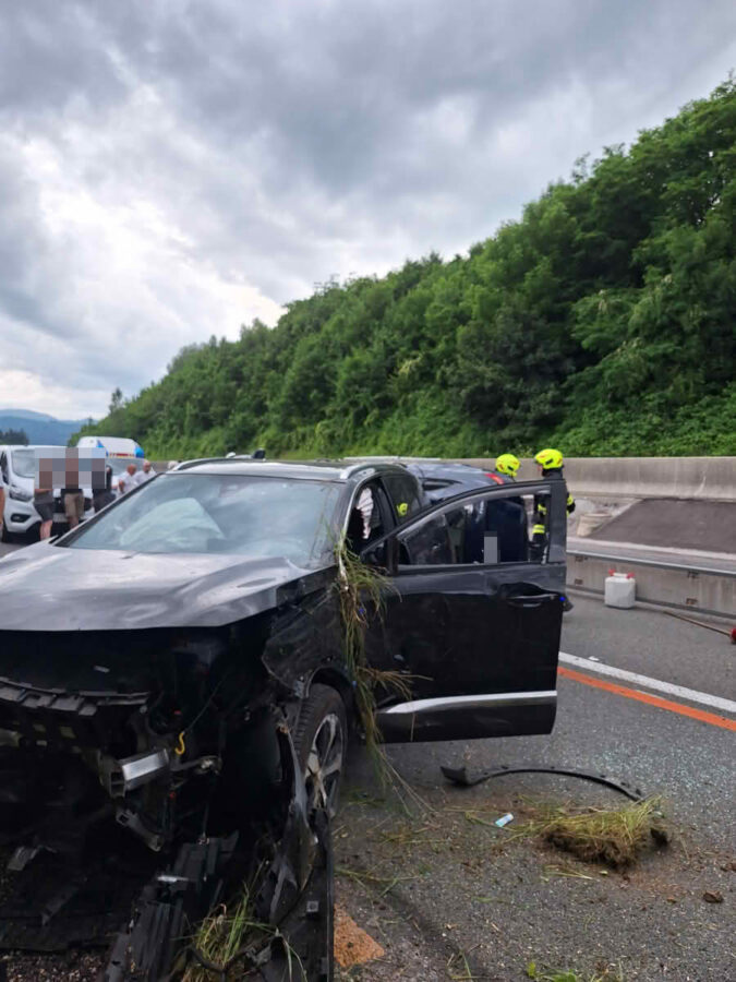 Verkehrsunfall auf der A1