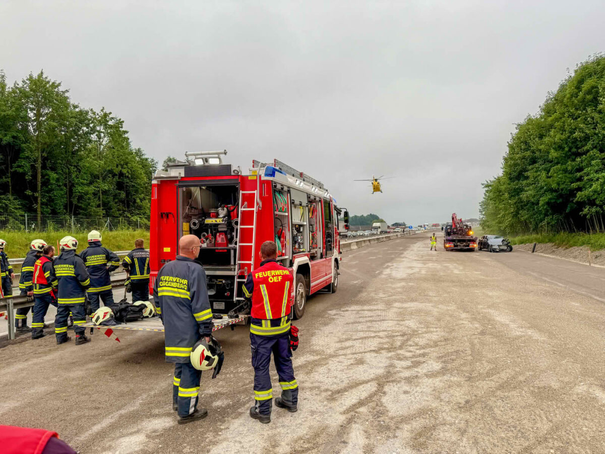 Frontalcrash auf der A1