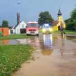 BFK Waidhofen/Thaya: Feuerwehren nach Starkregen im Einsatz