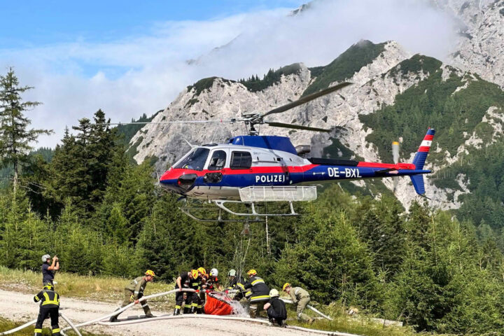 BFKdo Völkermarkt: Waldbrand in der Gem. Eisenkappel-Vellach