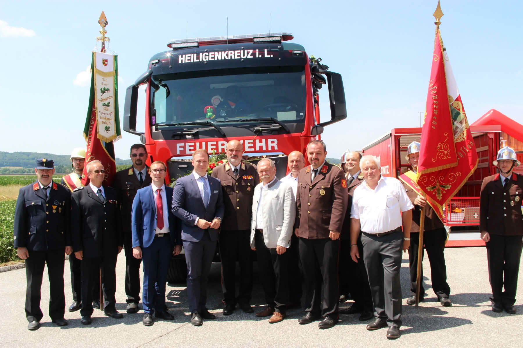 BFKDO Jennersdorf: Neues Einsatzfahrzeug in Heiligenkreuz
