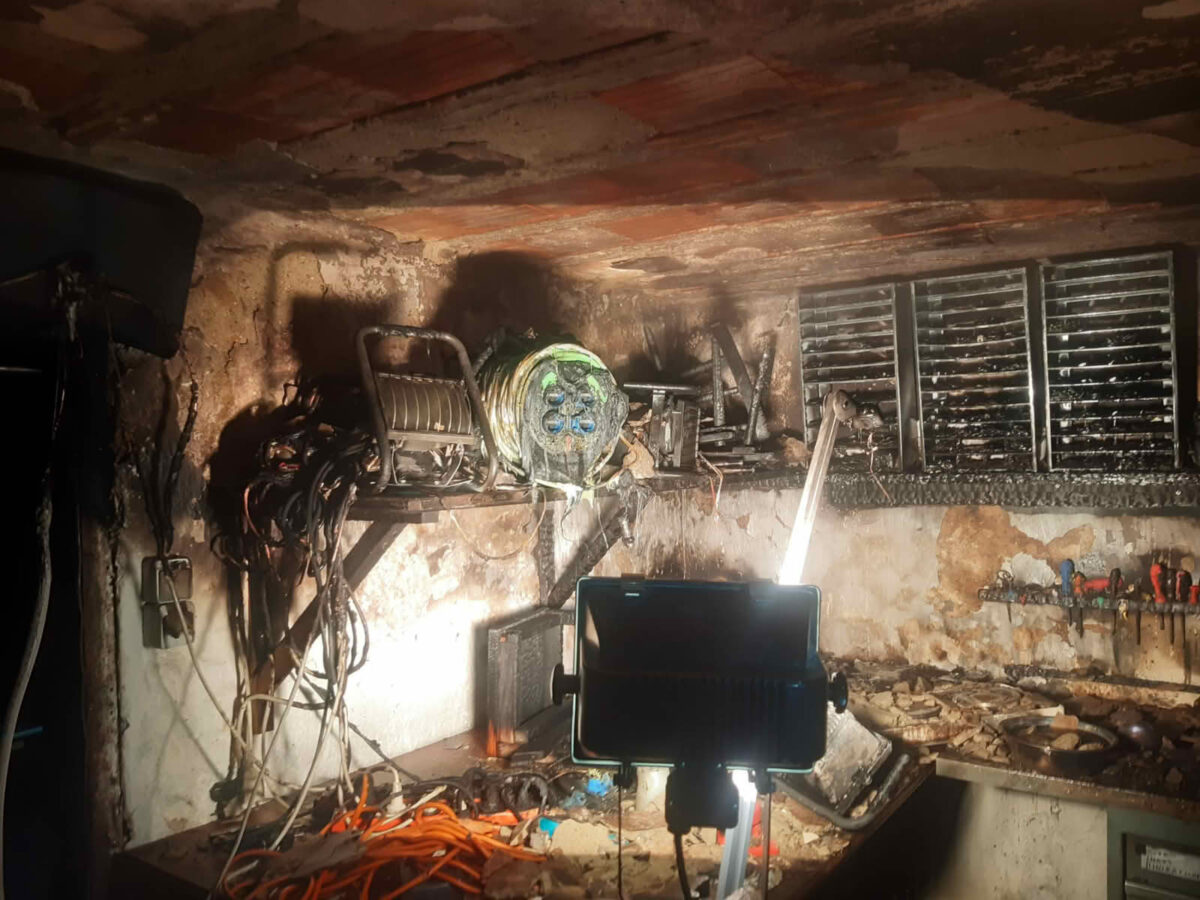 Garagenbrand in Welten