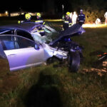 FF Preding: Pkw durchbricht Schranken und überschlägt sich mehrfach