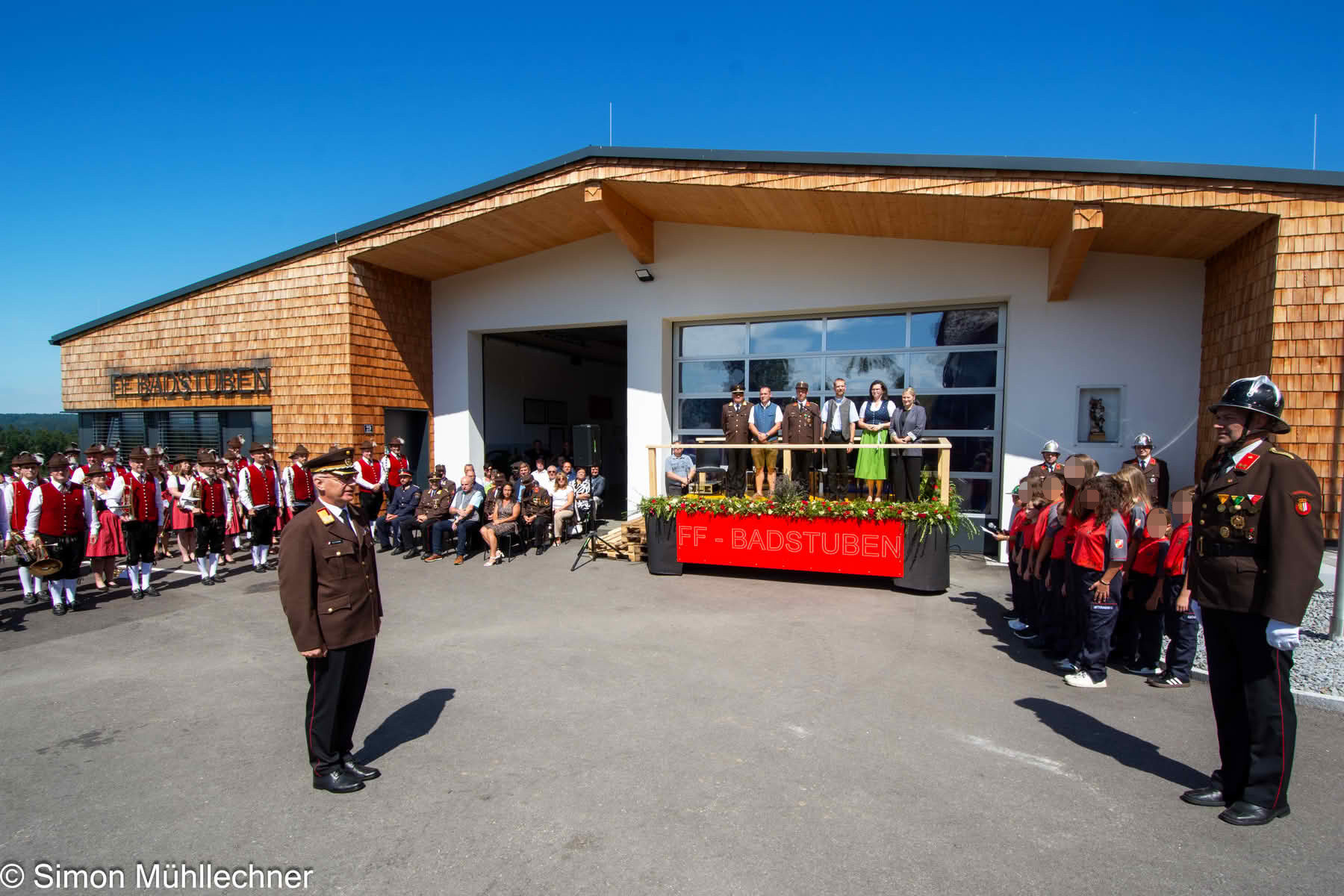 AFK Frankenmarkt: Feierliche Eröffnung des neuen Feuerwehrhauses der FF Badstuben