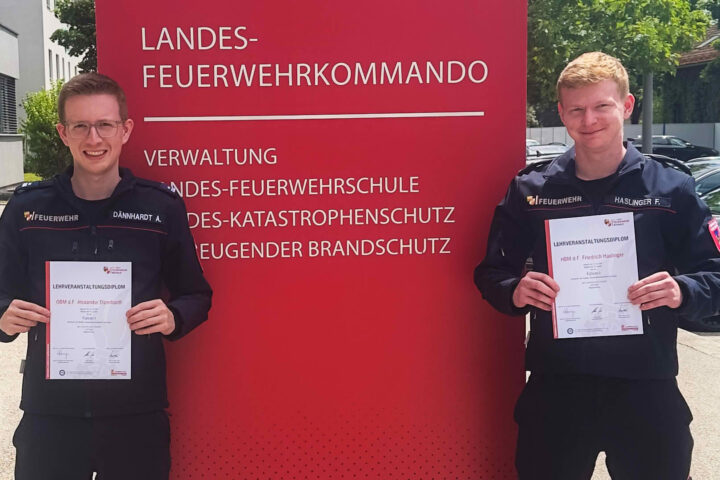 HFW Bad Ischl: 2 neue Gruppenkommandanten in Lauffen