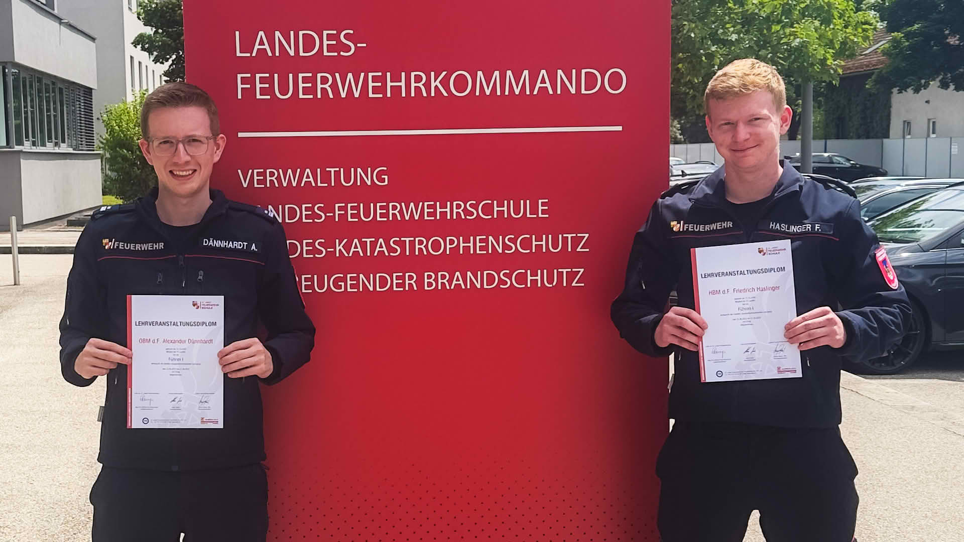 HFW Bad Ischl: 2 neue Gruppenkommandanten in Lauffen