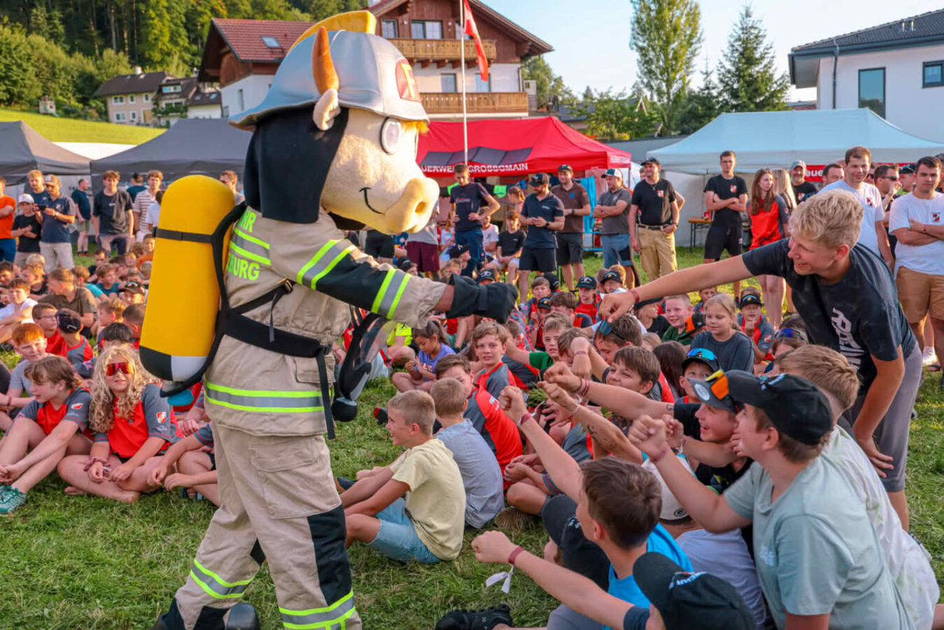 Bezirksjugendlager 2025 der Flachgauer Feuerwehrjugend in der Marktgemeinde Mattsee