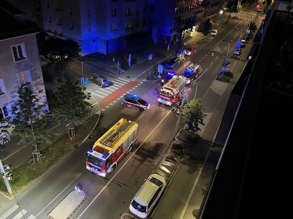 Balkonbrand in der Kremser Innenstadt